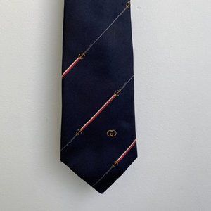 Gucci Navy Blue with Anchor Stripe